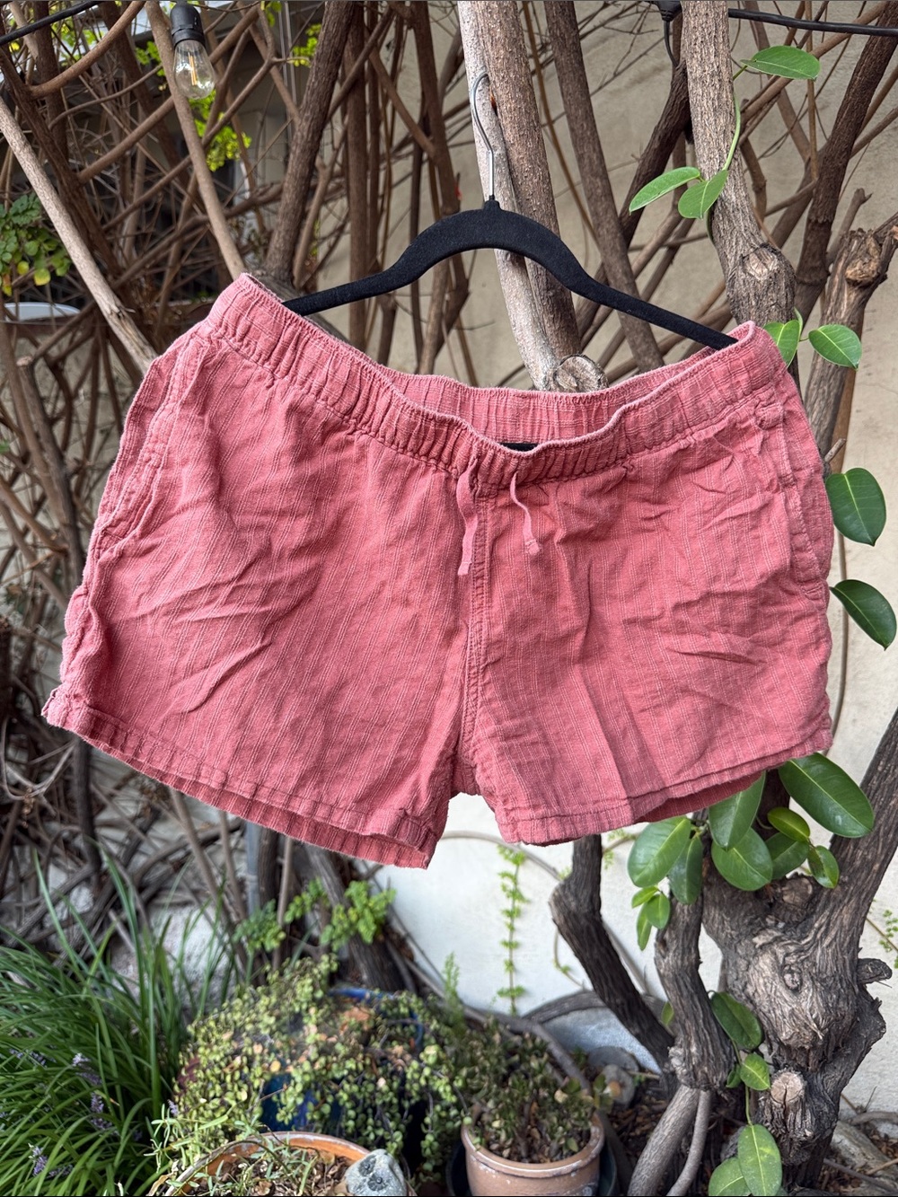 Patagonia Rose Cotton-Blend Drawstring Shorts